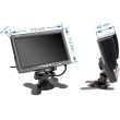 Monitor auto de 7“ cu suport, pentru camere de marșarier