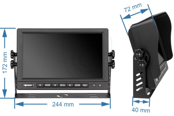 monitor ahd 9 inchi quad dimensiuni