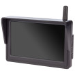 Set monitor wireless cu camera solara in suport placuta de inmatriculare